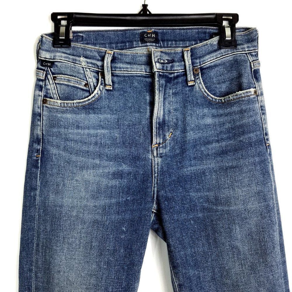 Citizens of Humanity Rocket High Rise Skinny Jeans Pearl Stud Ankle Size 26 - Picture 4 of 11